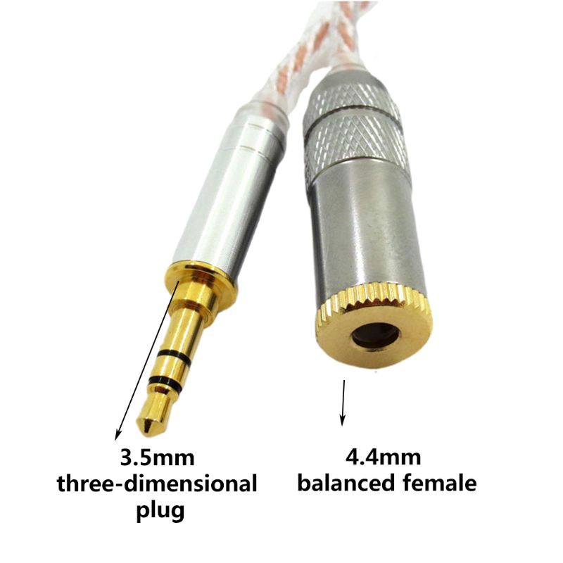 Cáp Chuyển Đổi Âm Thanh Từ Đầu Cắm 2.5mm Sang 3.5mm 4.4mm
