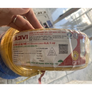 [ Bán lẻ mét] DÂY ĐIỆN CADIVI Cáp đơn 1.0 , 1,5 , 2,0 ,2.5 ,3.5, 4.0