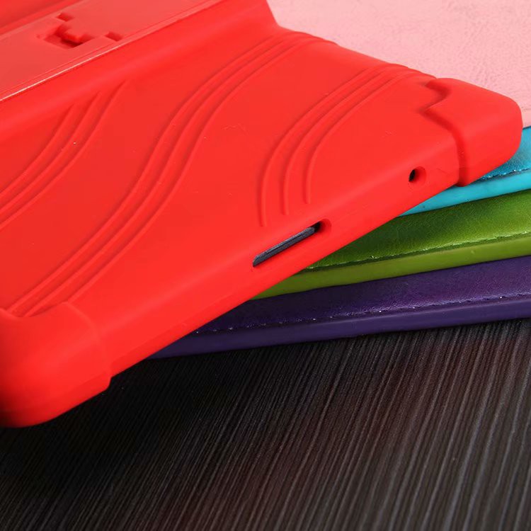 Ốp Máy Tính Bảng Silicon Chống Va Đập Có Giá Đỡ Cho Lenovo Tab 3 8 Plus P8 TB-8703F Tab3 8plus
