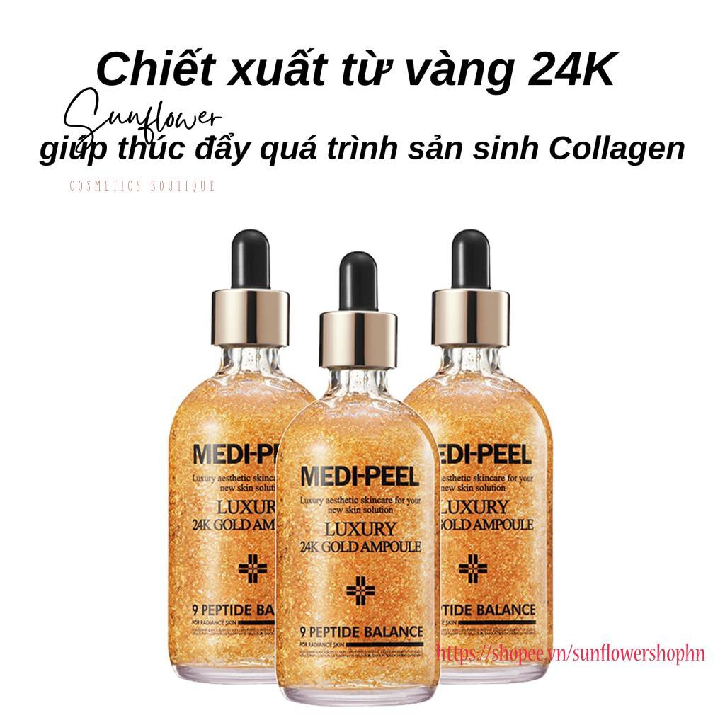 Tinh Chất Ngăn Ngừa Lão Hóa Medi Peel Luxury 24K Gold Ampoule 100ml