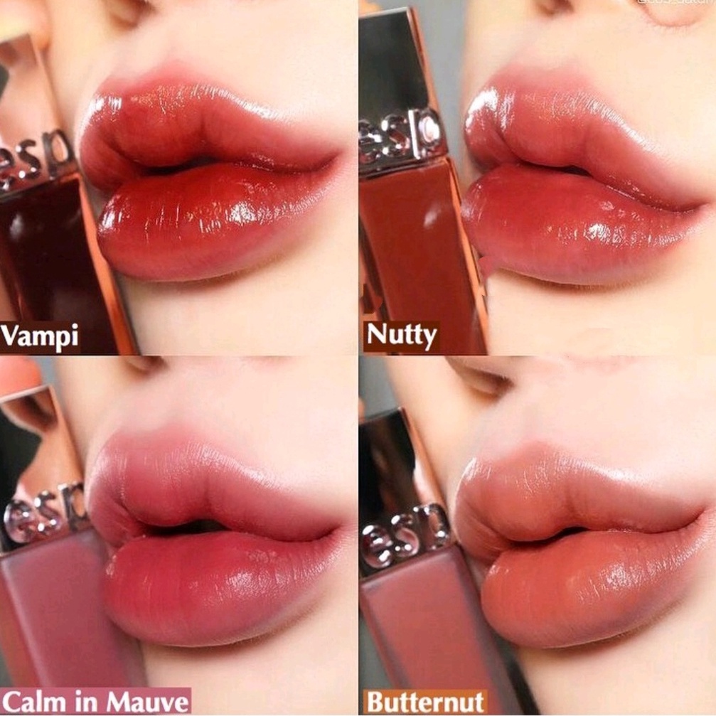 Son kem Espoir Couture Lip Tint Shine Vampy-Đỏ đất sang chảnh