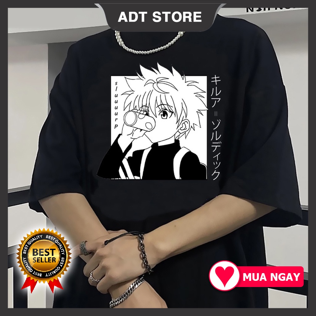 Áo thun Hunter x Hunter Killua Zoldyck Anime ngắn tay giá siêu rẻ cực HOT mẫu bán chạy