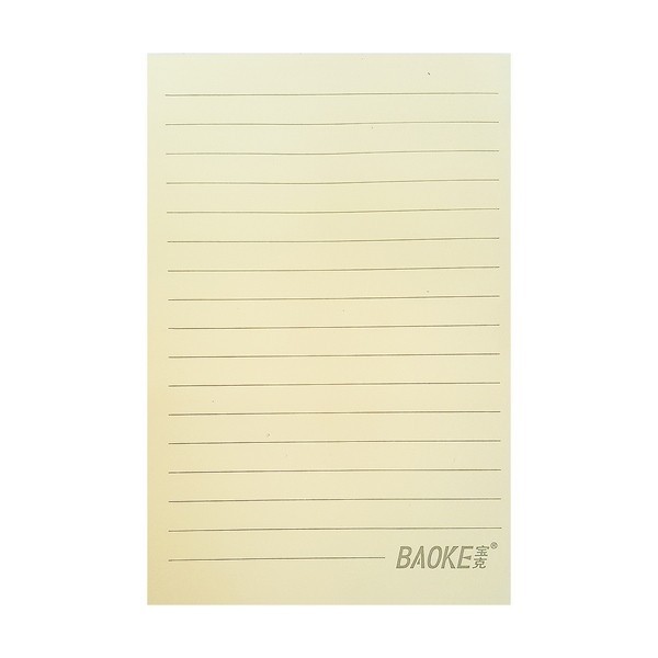 [Mã SKAMLSC095 giảm 10% tối đa 70K đơn 100K] Sticky Note 4 màu pastel có dòng kẻ - 100 tờ Baoke - TZ6006 76x76mm