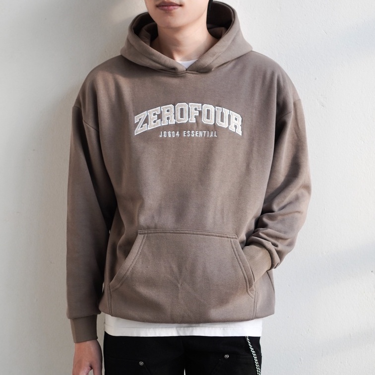 Áo Hoodie basic , chất liệu thun nỉ 100% cotton ( Hình thêu logo trắng )
