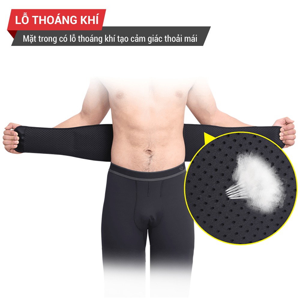 Đai lưng tập gym, bảo vệ cột sống chống đau lưng GoodFit GF722WS