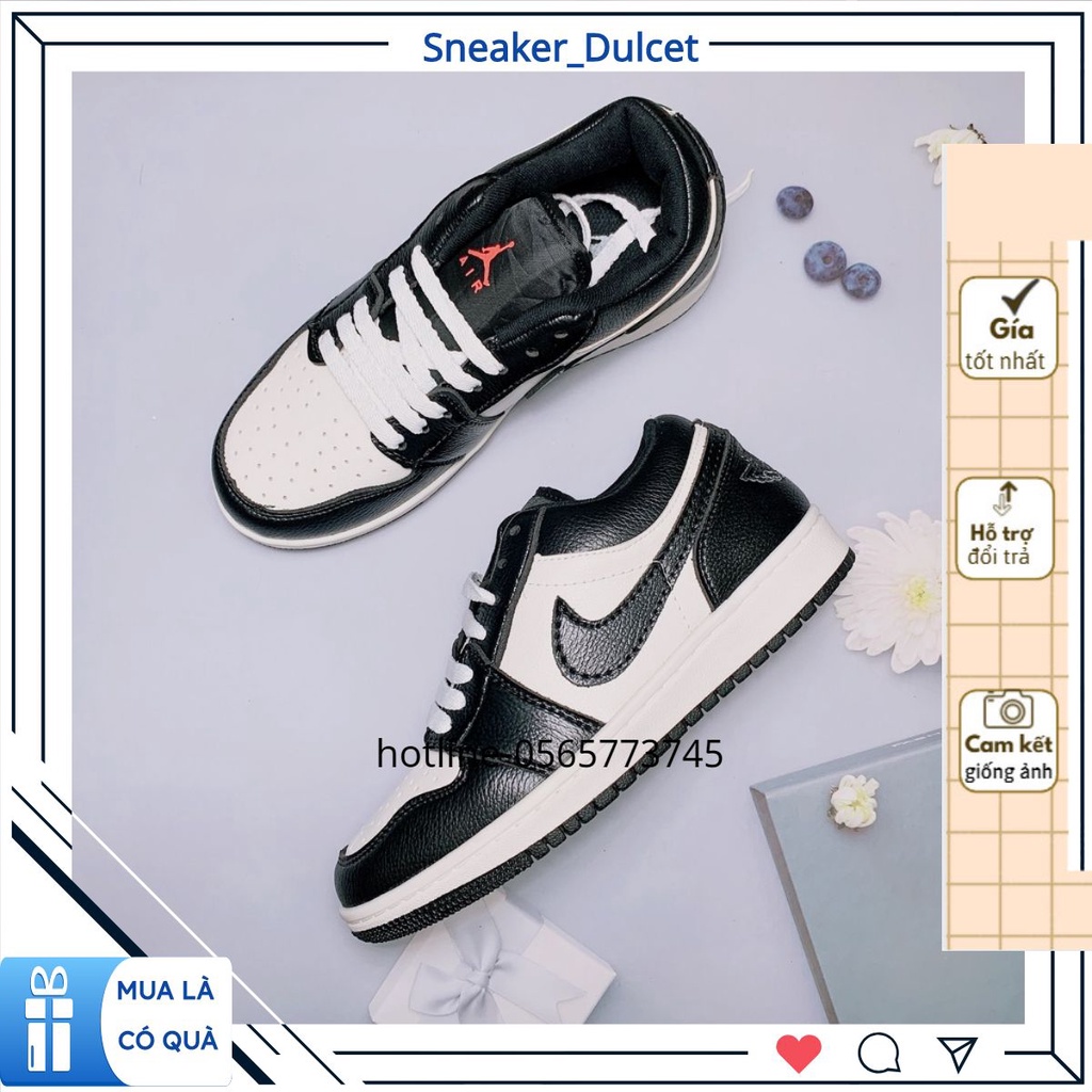 🔥FREE SHIP-HÀNG QUẢNG CHÂU  🔥Giày thể thao sneaker🔥Air Jordan 1 Low JD thấp  đen full  box