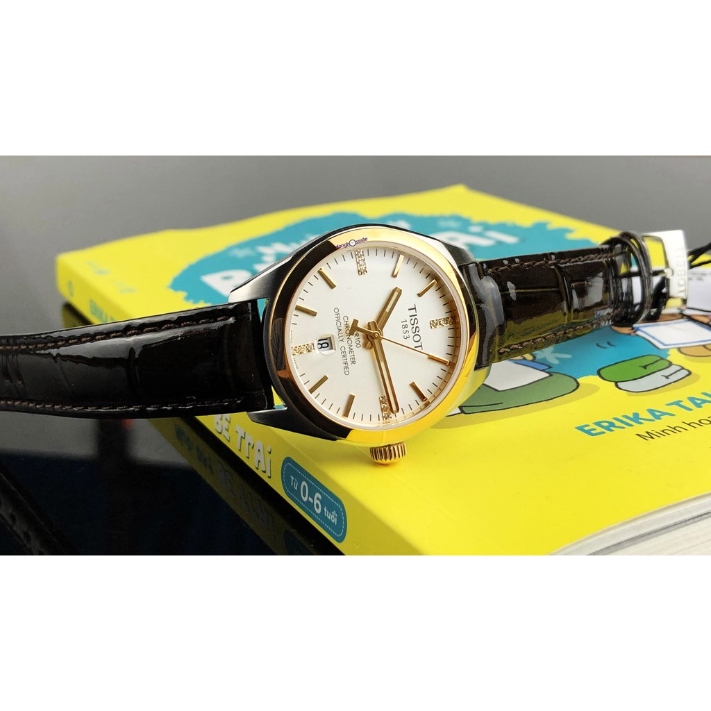 Đồng hồ nữ Tissot 1853 dây da T101.251.26.036.00 chronometer