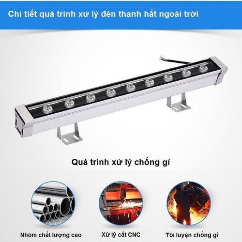 Đèn led thanh hắt ngoài trời - 18 24 36W