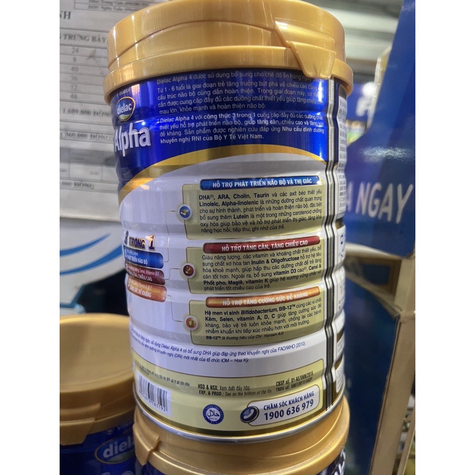 Sữa bột VINAMILK Dielac Alpha 2 900g (cho trẻ từ 6 - 12 tháng tuổi)