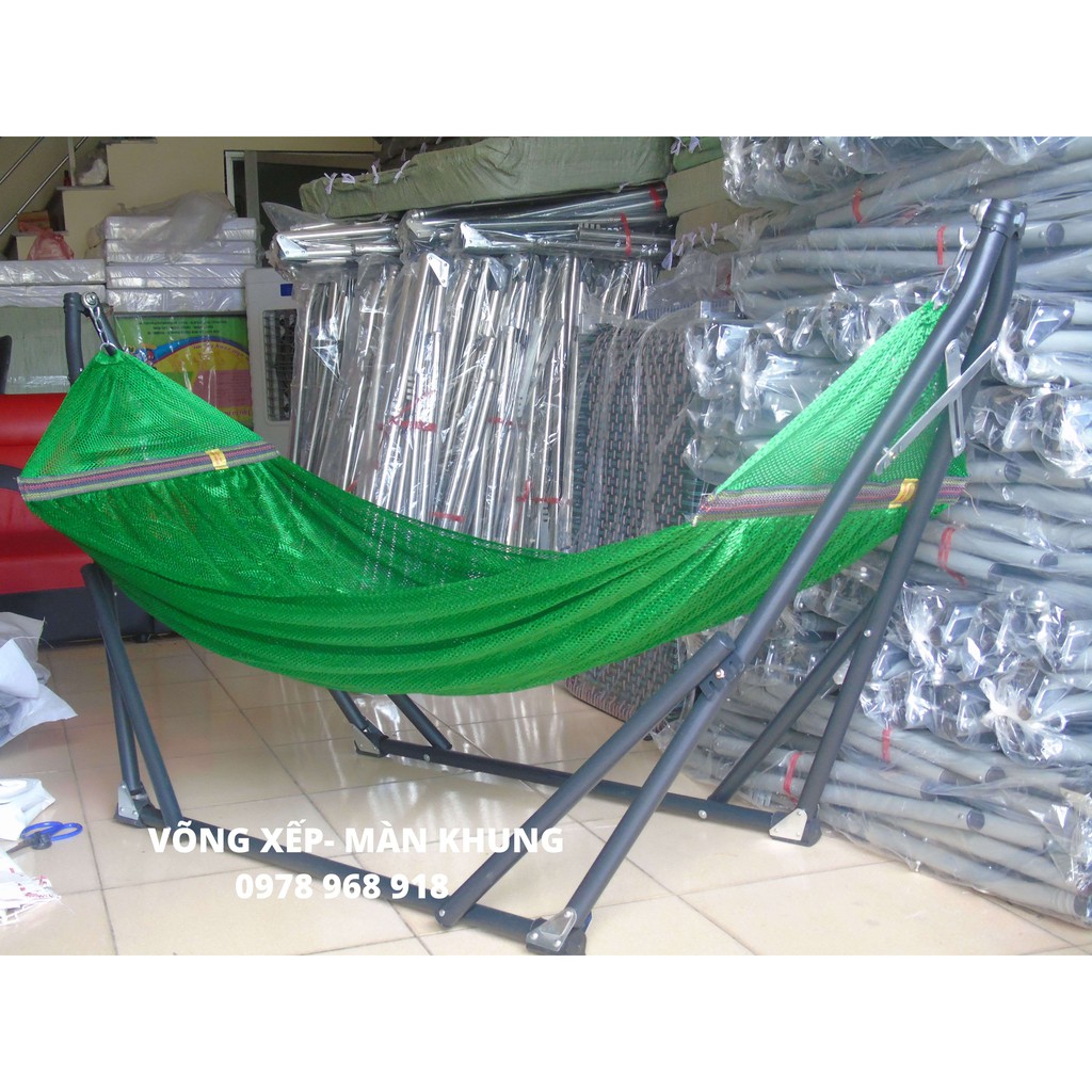 Võng Xếp Sài Gòn Kèm Lưới Võng Phi 32