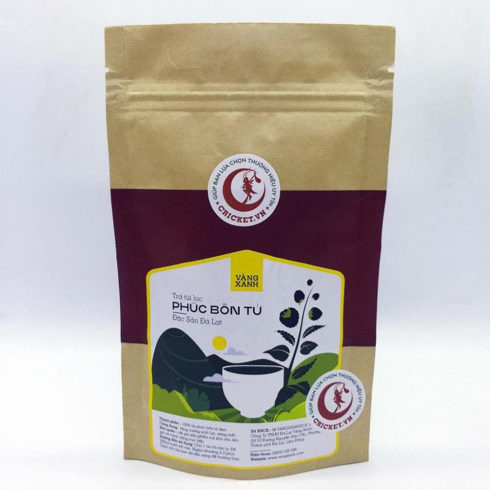 Trà Phúc Bồn Tử Tăng Cường Sinh Lực Vàng Xanh - Túi 10 túi lọc [Helifood]