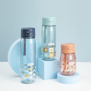  Bình nước Kita Fami 350 500 700ml Chính hãng Inochi Nút bấm mở bình Nút silicon chống tràn. 