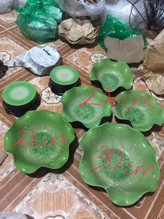 Combo bát sen thả hoa sz 23cm + đế kê