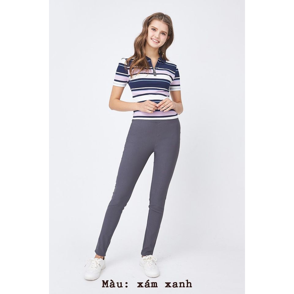 Quần legging khaki hai túi sau nhiều màu NET