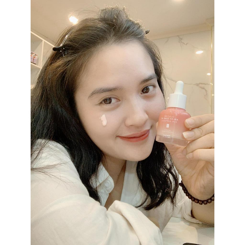 Tinh Chất Chống Nắng, Nâng Tone Feelxo Glacier Air- Fit Tone Up Sun Ampoule 30ml