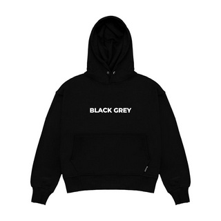 Áo Hoodie Black Grey x Four Basic logo Black Grey - Black