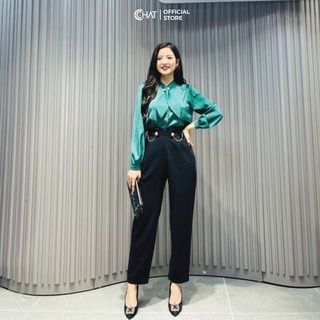 Sơ mi cổ buộc nơ CCHAT