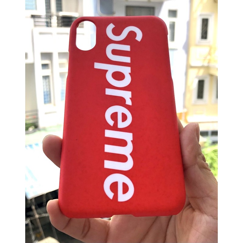 ỐP IPHONE CỨNG SUPREME CHO IP X/XS ❤️HCM-HÀNG SẲN - CÓ GIAO HOẢ TỐC❤️