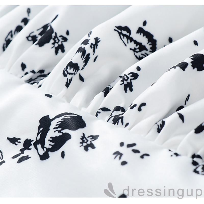 Đầm Hoa Tay Ngắn Xinh Xắn Dành Cho Nữ | BigBuy360 - bigbuy360.vn