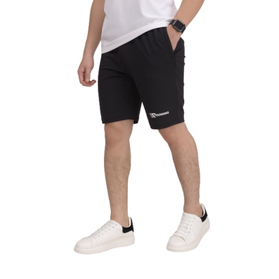 Quần short đùi Running Loại 1 chạy bộ thể thao nam chất đẹp, quần đùi cạp chun tập gym vải thun cao cấp co giãn RUN21