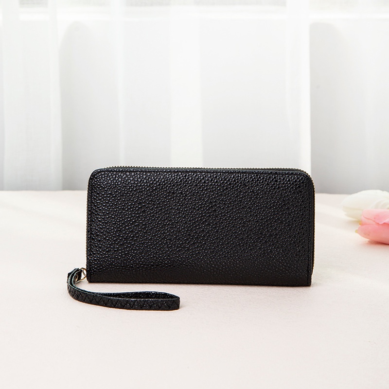 Ví Màu Trơn Thiết Kế Đơn Giản Có Hai Ngăn Đựng Tiền Xu 2022 Cho Nữ