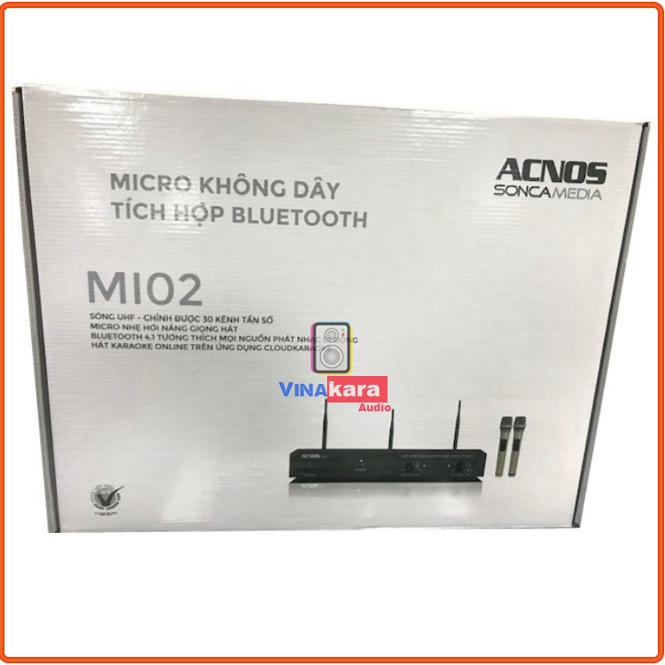 Micro không dây Acnos tích hợp Bluetooth MI02 Chính hãng