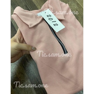 N E W VÁY POLO KHÓA ZIP XỐP