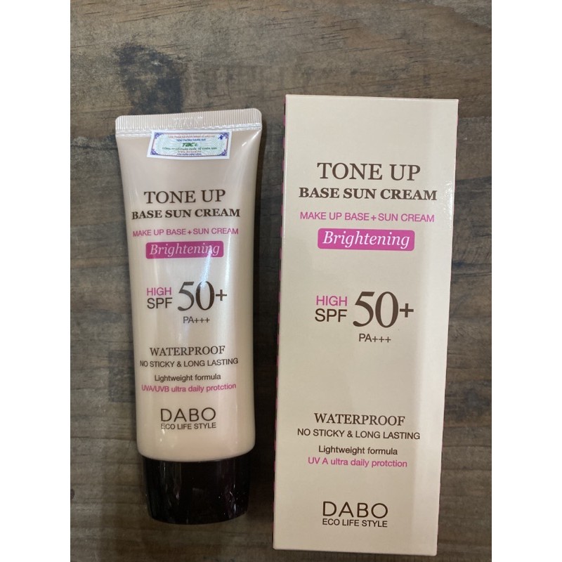 Kem chống nắng lót nền trang điểm dabo tone-up
