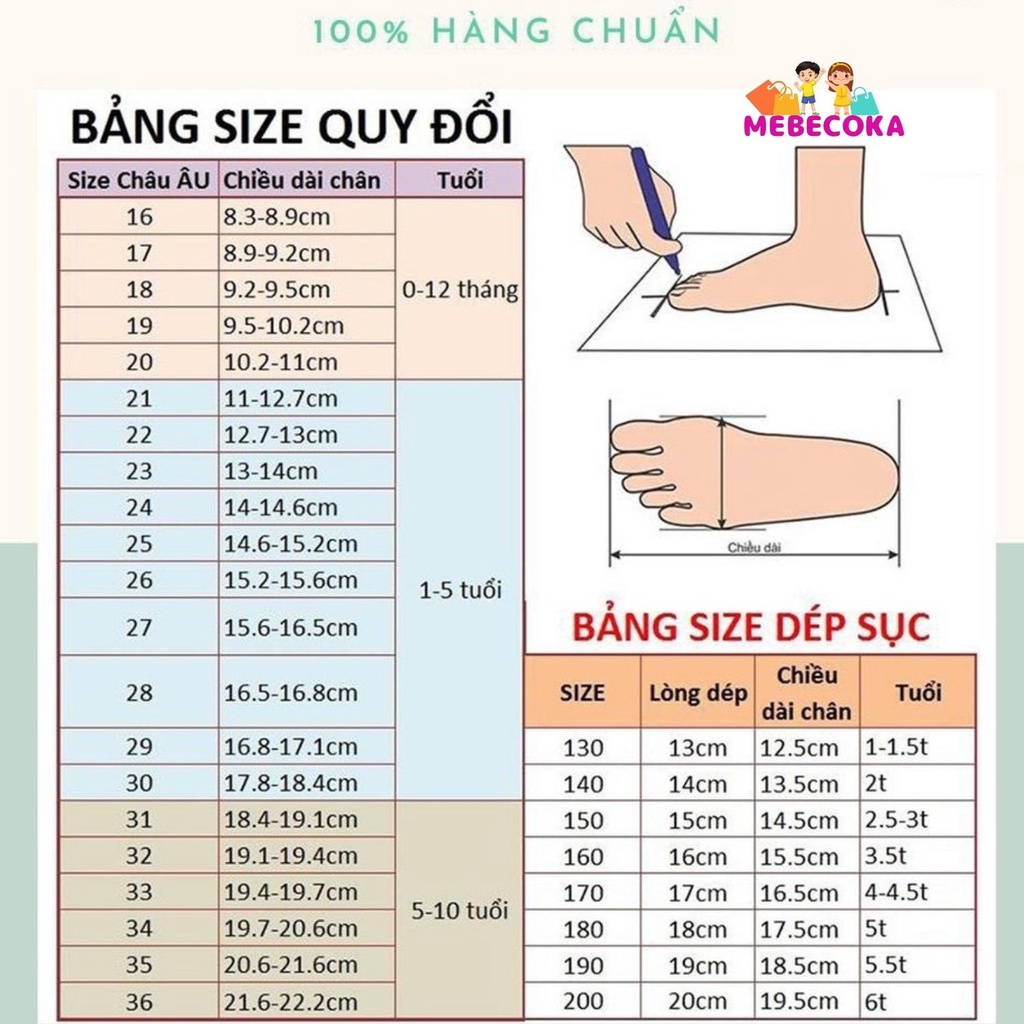 Dép cho bé Cheerful Mario, sục cross cho bé trai bé gái siêu nhẹ chống trơn trượt chính hãng MBCK1