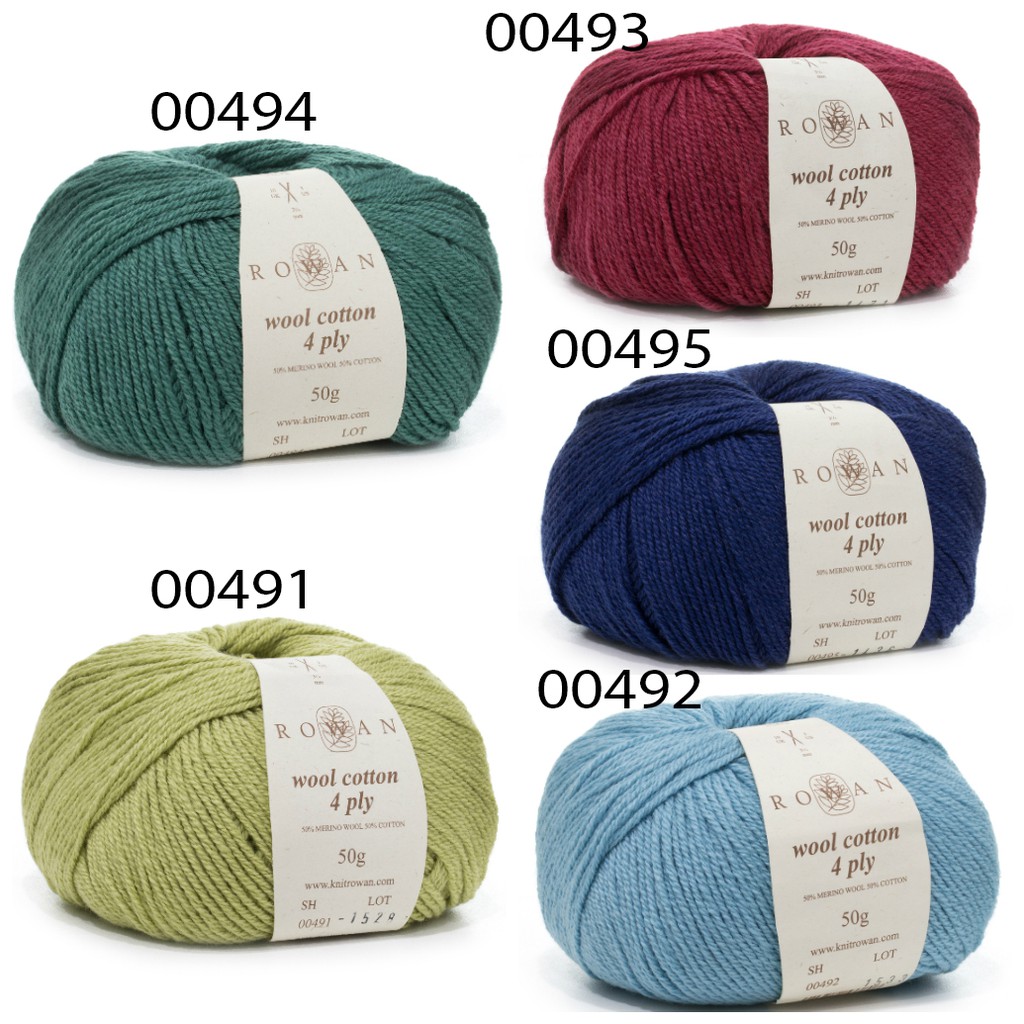 Cuộn Len Knit Rowan Wool Cotton 4ply