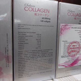Sakura collagen nhật ( hộp 120 viên date 2025)