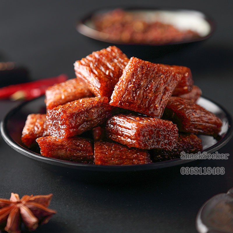 Thịt Hổ Cay Hồ Nam màu đen 1 túi 250g có 36-38 gói nhỏ ❤️FREESHIP❤️ Đồ ăn vặt Sài Gòn vừa ngon vừa rẻ | Dacheng Food | BigBuy360 - bigbuy360.vn