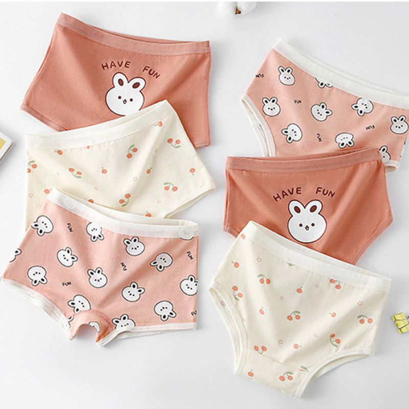 Set 3 Quần Lót Cotton Mềm Mại Cho Bé