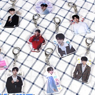 Móc Chìa Khóa Bằng Acrylic In Hình Nhóm Nhạc TFBOYS