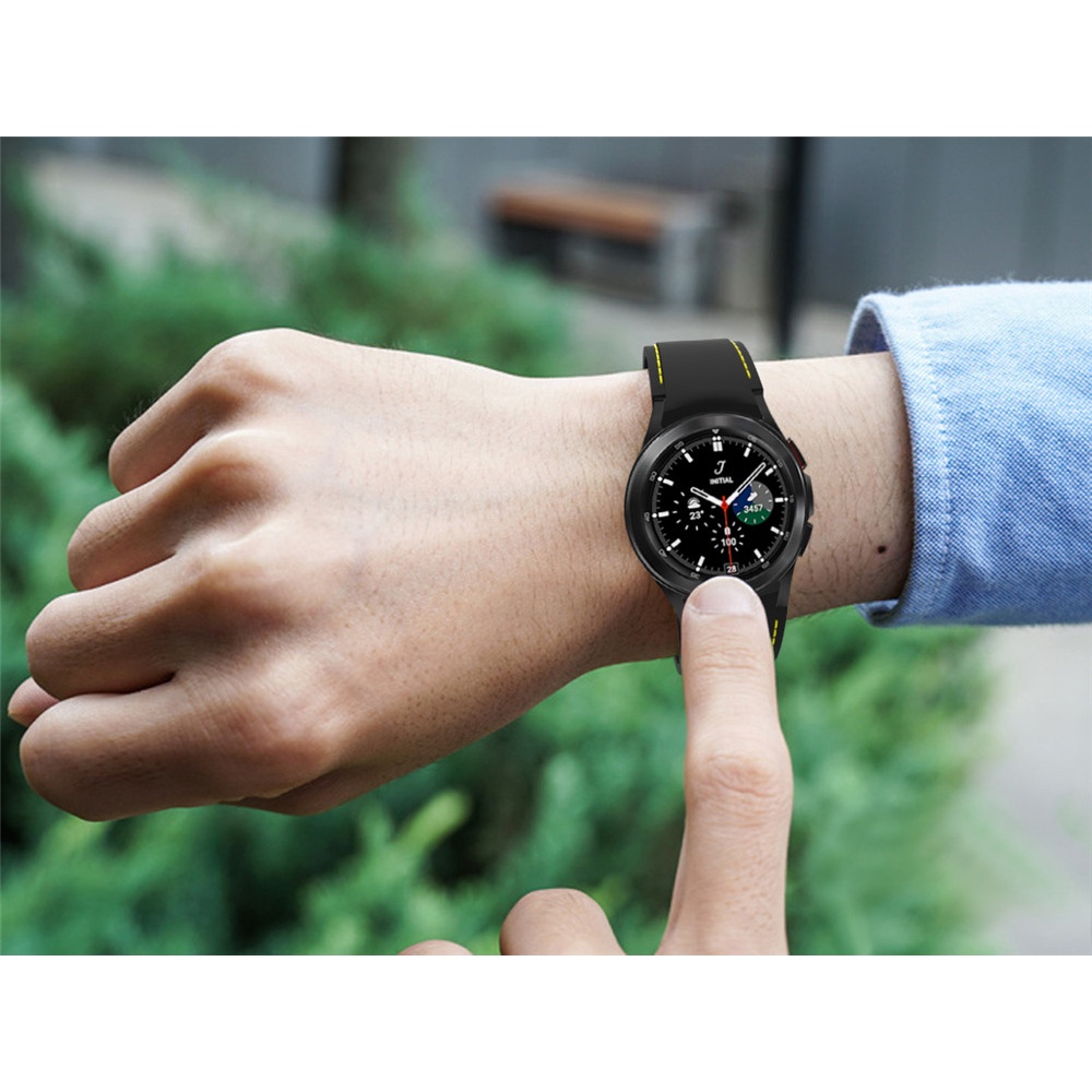 Dây Đeo Silicon Mềm Thay Thế Cho Đồng Hồ Thông Minh Samsung Galaxy Watch 4 5 Pro 40mm 44mm 45mm Classic 42mm 46mm