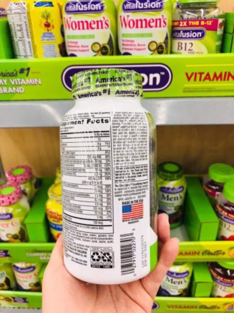 [Date 02.2022] Kẹo dẻo Vitafusion Men’s Complete Multivitamin | Thế Giới Skin Care