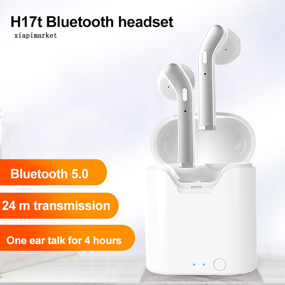 Bộ Tai Nghe Bass Không Dây Bluetooth 5.0 Tws Mini H17t