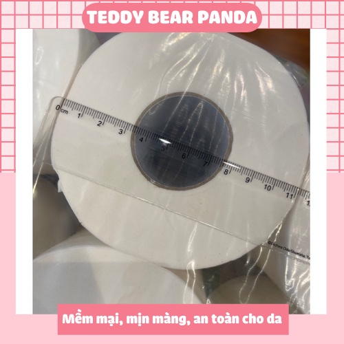 Giấy Teddy Bear 10 cuộn có lõi dai cuộn to chất lụa mềm mịn