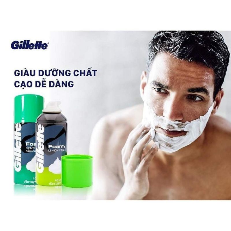 Bọt cạo râu Gillette hương Chanh 175g