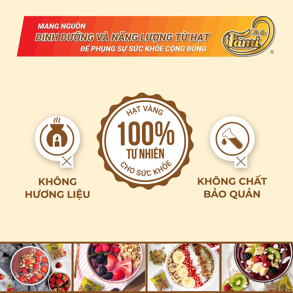 Hạt dinh dưỡng ngũ cốc ăn kiêng Granola Faminuts 470 gr