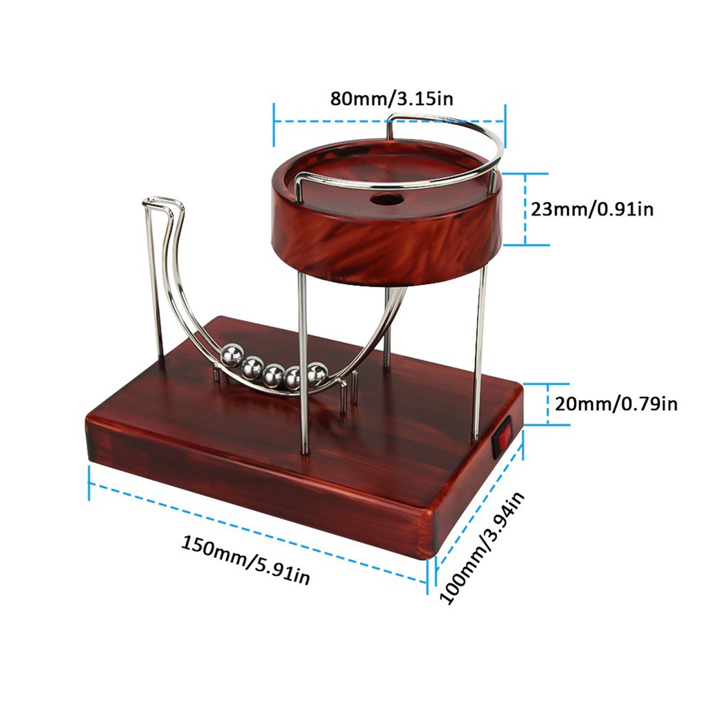 Máy chuyển động vĩnh cửu khoa học vật lý sáng tạo có USB