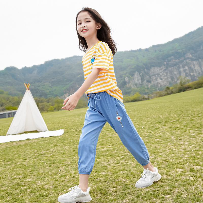 Áo thun ngắn tay bé gái chất cotton cao cấp full size cho trẻ em Beeshop H21024