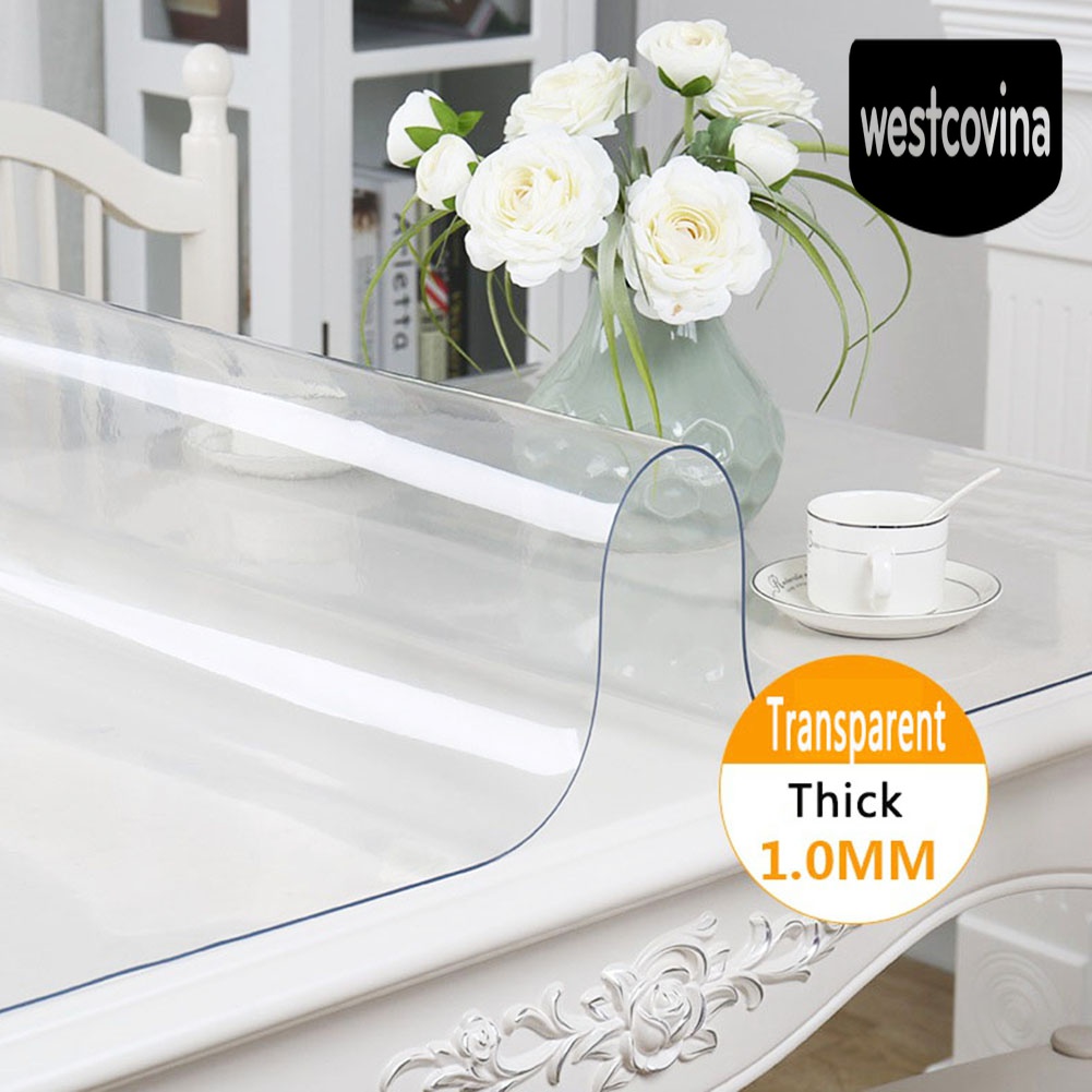 [Hot]☀ Khăn Trải Bàn Trong Suốt Mềm Mại Trang Trí Nhà Cửa