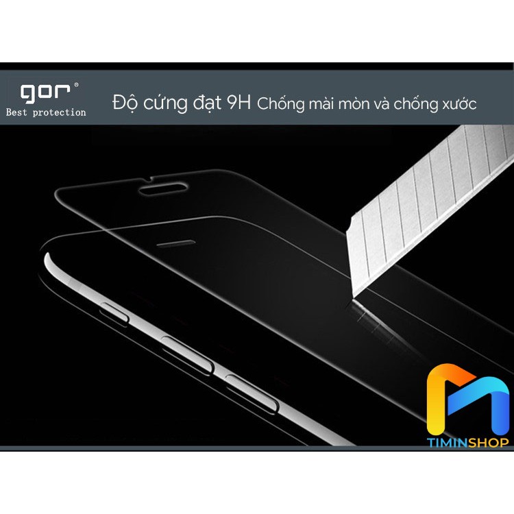 [2 miếng] Dán cường lực iPhone 14/ 14 Plus/ 14 Pro/ 14 Pro Max - chính hãng gor