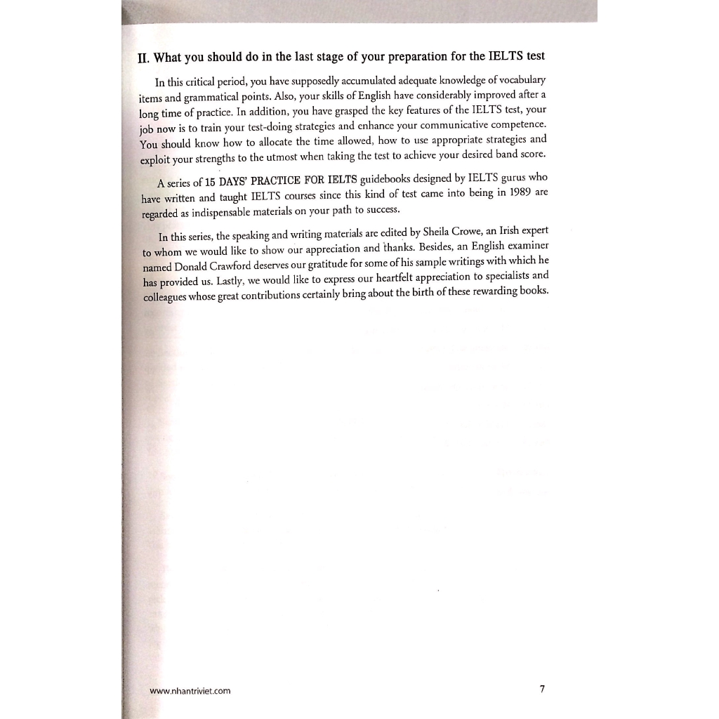 Sách - 15 Days' Practice For Ielts - Listening