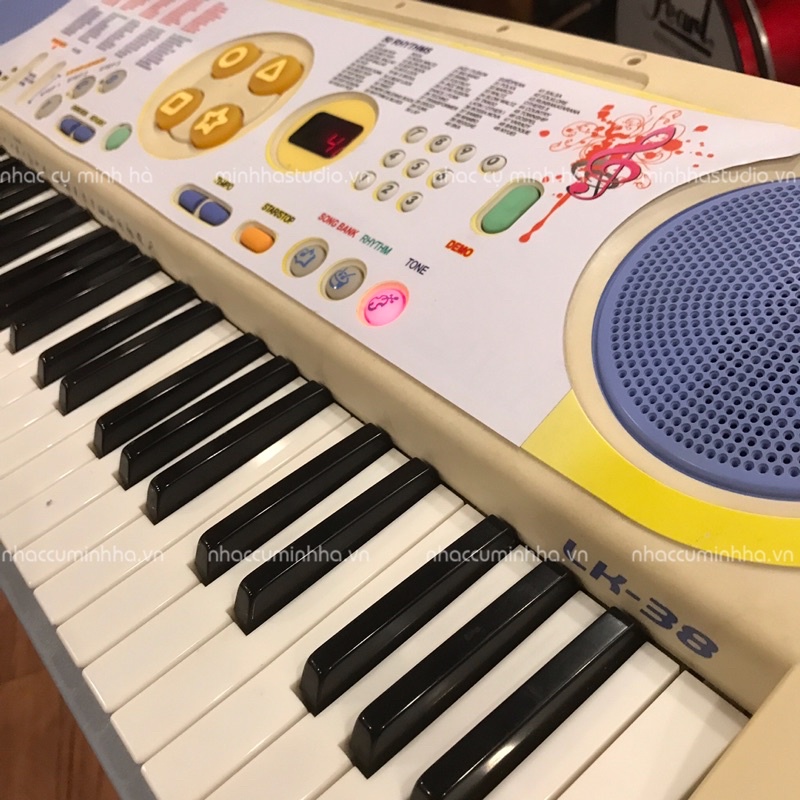 Đàn Organ Casio Lk-38 nội địa Nhật, phím led phát sáng, âm sắc và điệu rất hay
