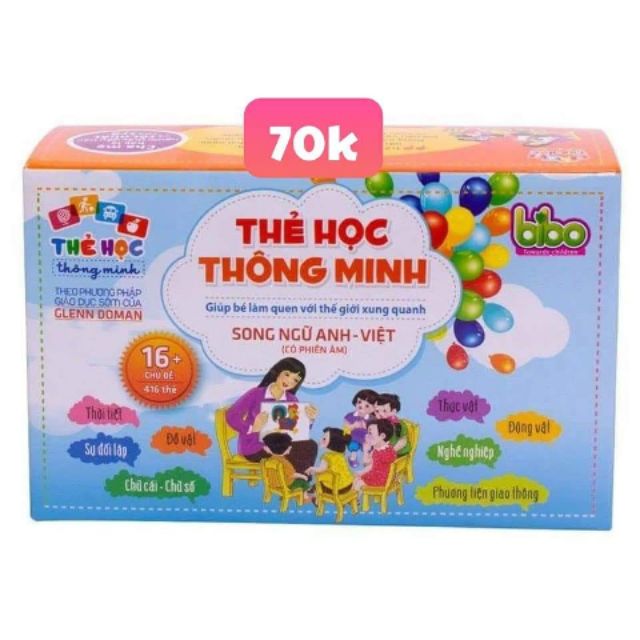 Combo thẻ học thông minh.