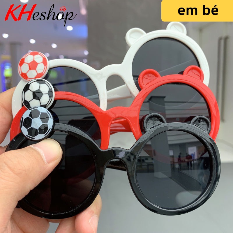 [Siêu Hot] Phong cách Hàn Quốc 2022, Kính Hoạt Hình Bóng đá kính chống nắng siêu hot cổ vũ Seagame 31 mã Y83134