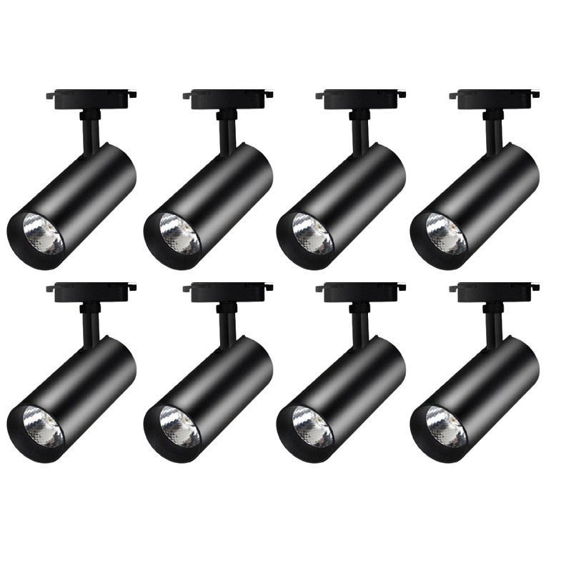 Combo 8 Đèn Led rọi ray ống bơ 12W trang trí shop