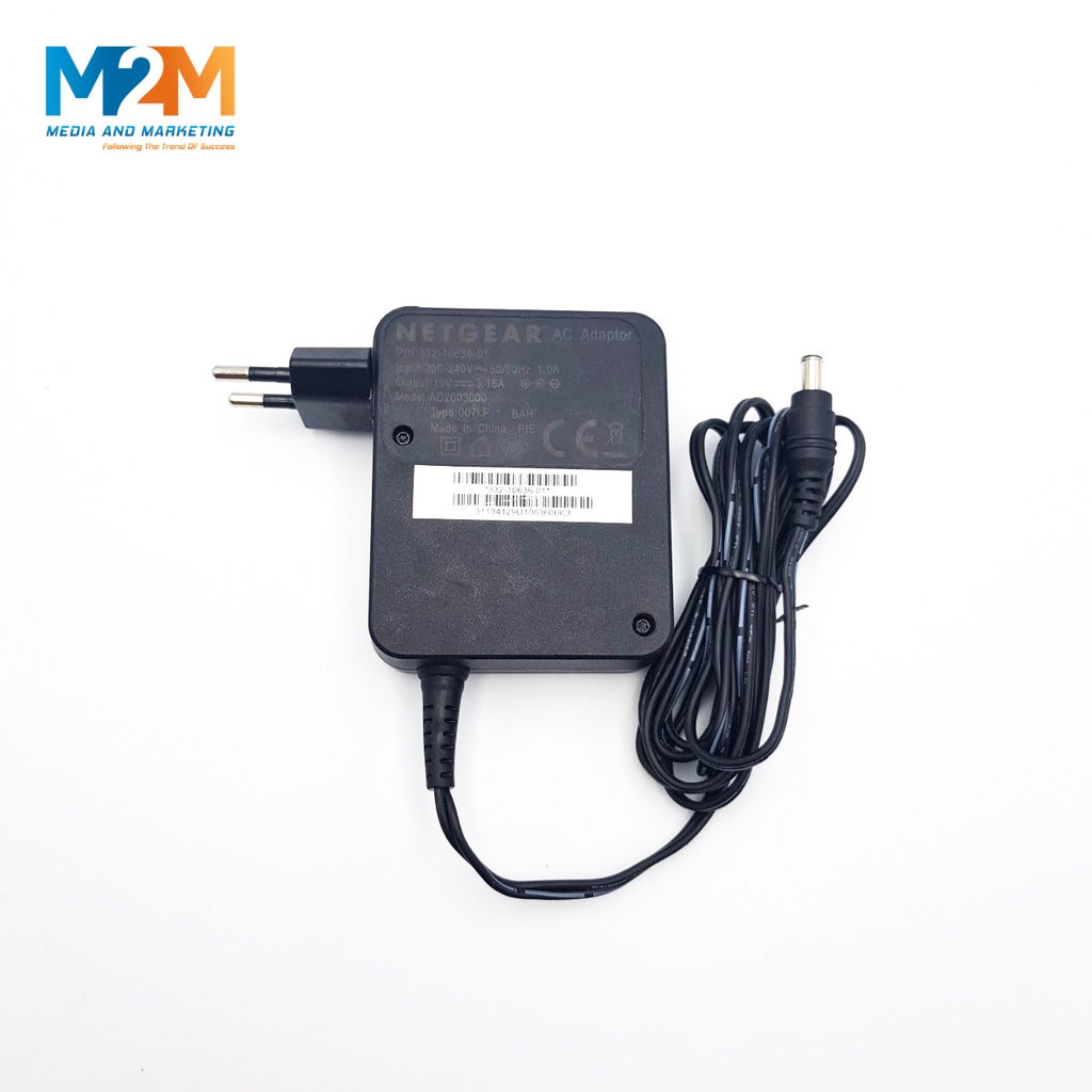 Adapter NETGEAR 19V 3.16A Router R8500 R8000 X8 AC5300 19V3.16A